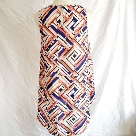 Vince Camuto Kenya Loose Fit High Low Tank XS S M - Picture 3 of 6